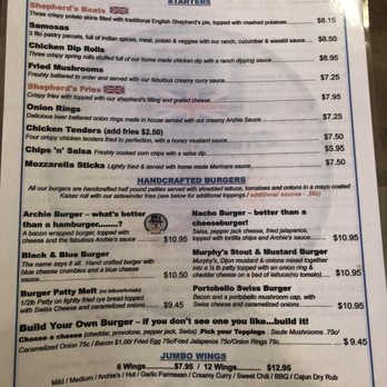 Archie's British Restaurant - British Near Me - Melbourne, Florida