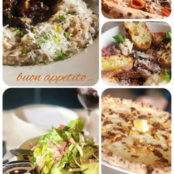 Brick Fire Tavern - Oxtail Risotto, Mupsza, Prosciutto & Burrata, Jam Sesh, Spumoni, BFT Chop Salad. Our menu was printed for each guest - nice touch! - Pizza Near Me - Honolulu, Hawaii