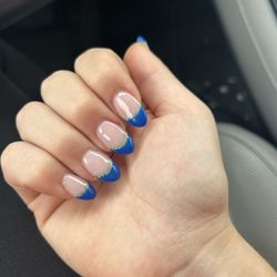 Glow Nail Spa - Acrylic set done by tweety