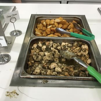 Salad Station - Cut breaded chicken and marinated chicken is reallll good. Again, heavier- be careful. - Salad Near Me - Gulfport, Mississippi Salad Station - Cut breaded chicken and marinated chicken is reallll good. Again, heavier- be careful. - Salad Near Me - Gulfport, Mississippi
