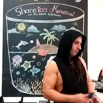 Sharetea - Action shot (unintentional) - Bubble Tea Near Me - Houston, Texas