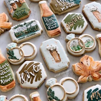The Funkycold Co. - Engagement Cookies (Oct 2020)--PNW/beer vibes to match the couple's personality - Custom Cakes Near Me The Funkycold Co. - Engagement Cookies (Oct 2020)--PNW/beer vibes to match the couple's personality - Custom Cakes Near Me