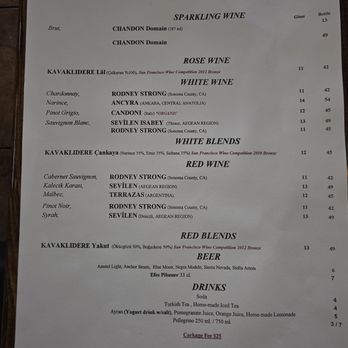 Bosphorus Turkish Cuisine - Menu (front) - Turkish Near Me - Rocklin, California Bosphorus Turkish Cuisine - Menu (front) - Turkish Near Me - Rocklin, California