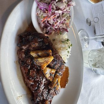 Stuart Fish Grill - Steak, rice, vegetables - Seafood Near Me - Stuart, Florida
