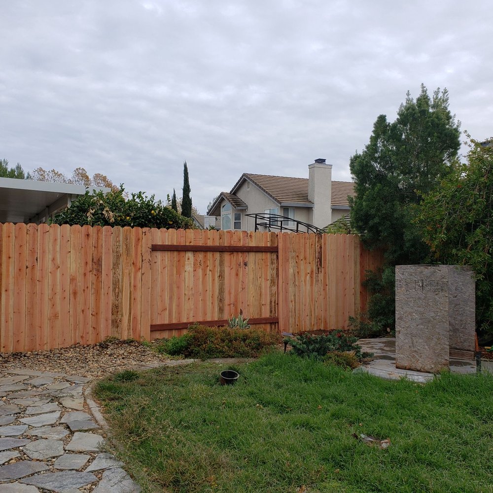 New fence installed; 2020 update fences are still good after a year. New fence installed; 2020 update fences are still good after a year.