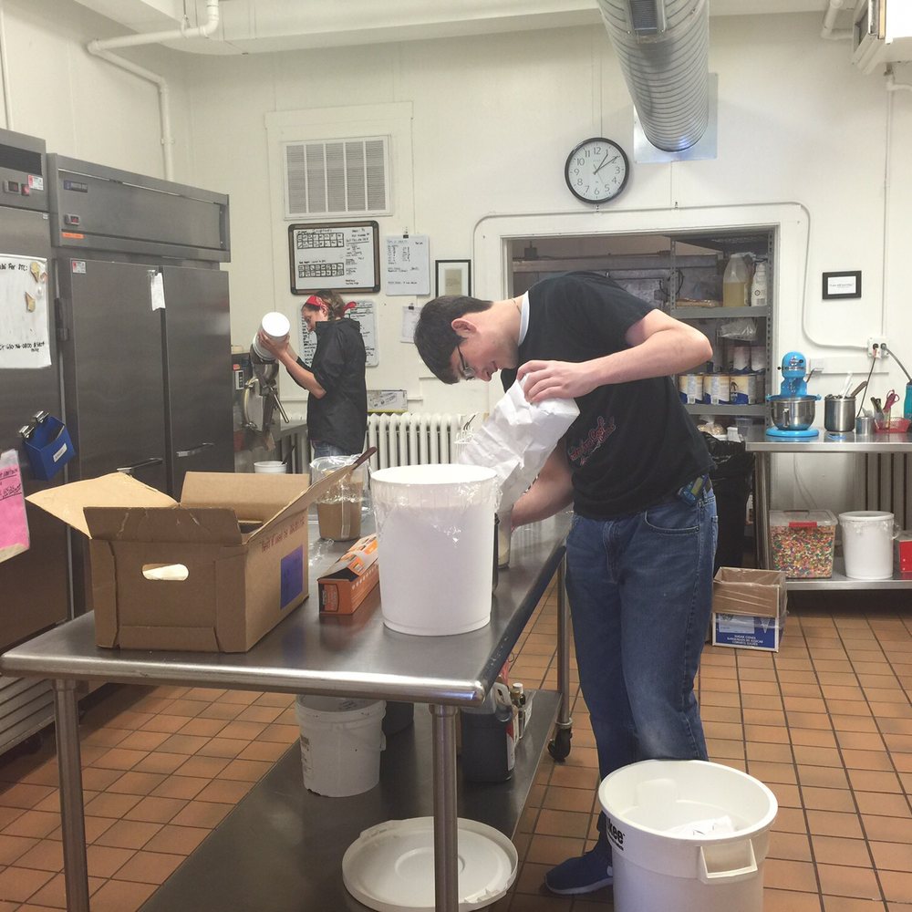 Kimmer's Ice cream - Making the ice cream right there. Trying to get them to make me Peanut Butter Cookie - Ice Cream & Frozen Yogurt Near Me - Wheaton, Illinois Kimmer's Ice cream - Making the ice cream right there. Trying to get them to make me Peanut Butter Cookie - Ice Cream & Frozen Yogurt Near Me - Wheaton, Illinois