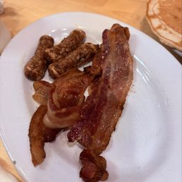 Turkey sausage and bacon Turkey sausage and bacon