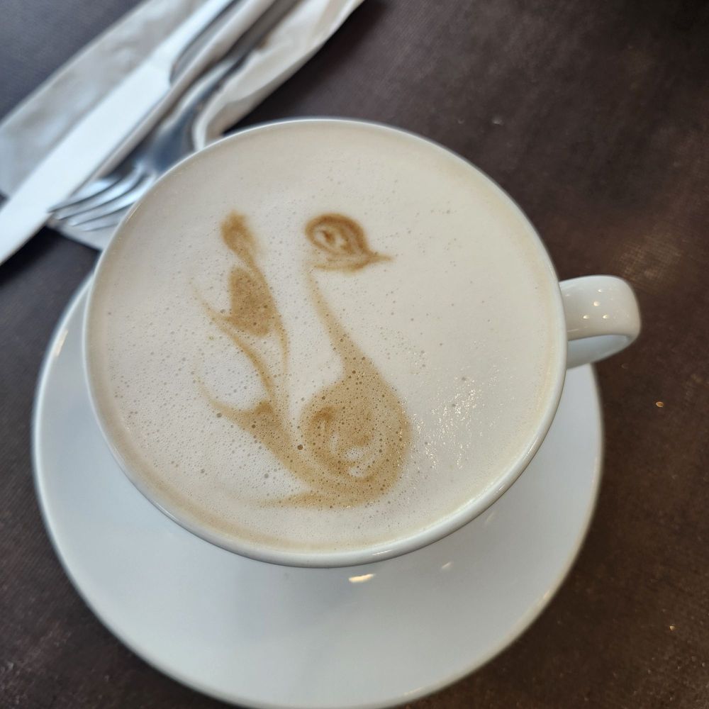 Pretty coffee art