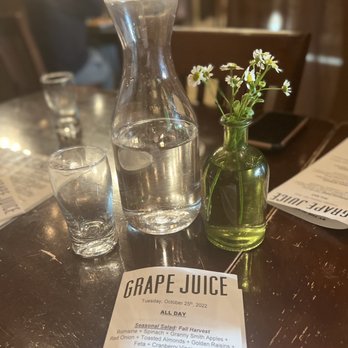 Grape Juice - Carafe of water - Wine Bars Near Me - Kerrville, Texas Grape Juice - Carafe of water - Wine Bars Near Me - Kerrville, Texas