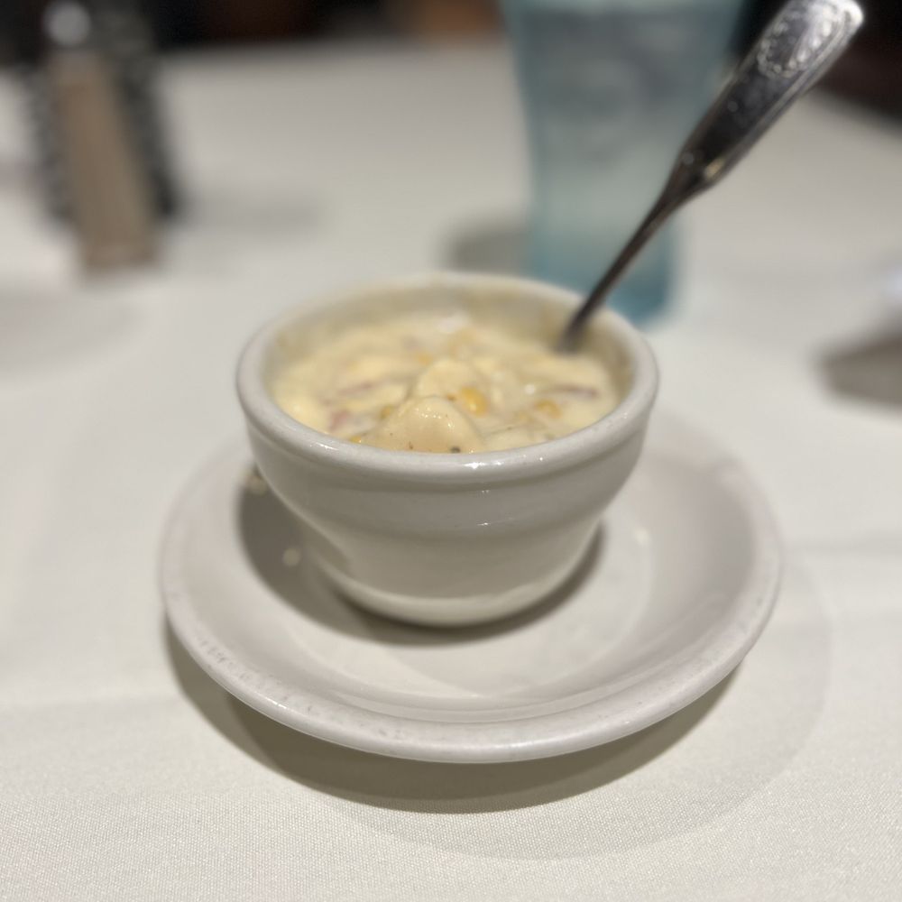 The Red Blazer Restaurant & Pub - Chowder Du Jour (corn and bacon) - Bakeries Near Me - Concord, New Hampshire The Red Blazer Restaurant & Pub - Chowder Du Jour (corn and bacon) - Bakeries Near Me - Concord, New Hampshire