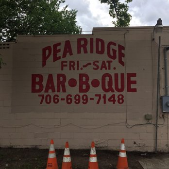 Pea Ridge Bar-B-Que - Side of bldg. - Barbeque Near Me - Dearing, Georgia Pea Ridge Bar-B-Que - Side of bldg. - Barbeque Near Me - Dearing, Georgia