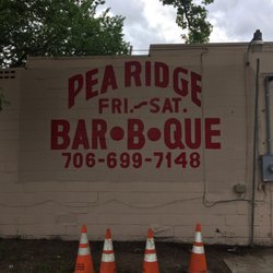 Pea Ridge Bar-B-Que - Side of bldg.