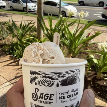 Sage Creamery - Double Scoop Kulolo Ice Cream, So Ono - Ice Cream & Frozen Yogurt Near Me - Ewa Beach, Hawaii