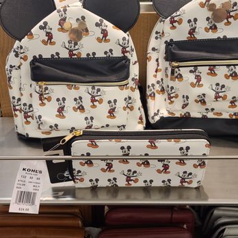 Kohl's - Mickey Mouse Backpack with Ears & Wallet  01-13-2023 - Department Stores Near Me - REDONDO BEACH, California