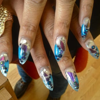 Nail Design - Gel Powder aka Glass Nails with customized design - Nail Salons Near Me - Pittsburgh, Pennsylvania Nail Design - Gel Powder aka Glass Nails with customized design - Nail Salons Near Me - Pittsburgh, Pennsylvania
