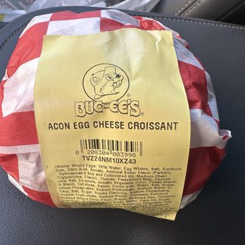 Buc-ee's - Bacon egg and cheese croissant - Gas Stations Near Me - Katy, Texas