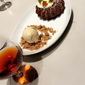 Grain and Cane - Carrot Bundt Cake Sandeman Old Tawny Porto, 20 Years - American Near Me - Berkely Heights, New Jersey Grain and Cane - Carrot Bundt Cake Sandeman Old Tawny Porto, 20 Years - American Near Me - Berkely Heights, New Jersey