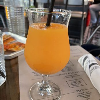 Grotto Downtown - Peach Bellini - Italian Near Me - Houston, Texas