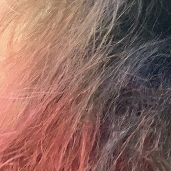 Ogle School - This is supposed to be pink and purple. The pink was red and the purple canceled out the yellow like I told the instructor before coloring. - Cosmetology Schools Near Me - Denton, Texas
