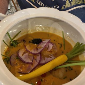 The Yellow Carrot - Seared Scallop Zarzuela - Caterers Near Me - Durango, Colorado The Yellow Carrot - Seared Scallop Zarzuela - Caterers Near Me - Durango, Colorado
