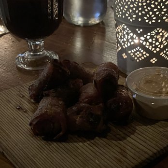 Peckish Pig - Bacon Wrapped Dates - Breakfast & Brunch Near Me - Evanston, Illinois Peckish Pig - Bacon Wrapped Dates - Breakfast & Brunch Near Me - Evanston, Illinois