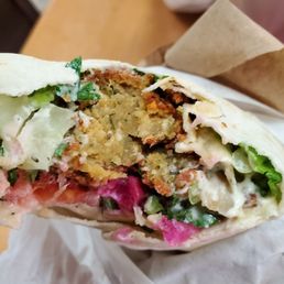 Falafel sandwich Falafel sandwich