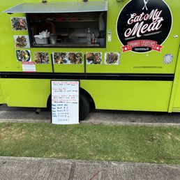 Eat my meat truck located at mililani tech park Eat my meat truck located at mililani tech park