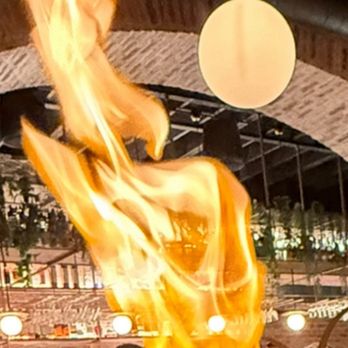 Agora DC - Flaming saganaki! Prepared tableside. Kaser cheese. - Mediterranean Near Me - Washington, DC, District of Columbia