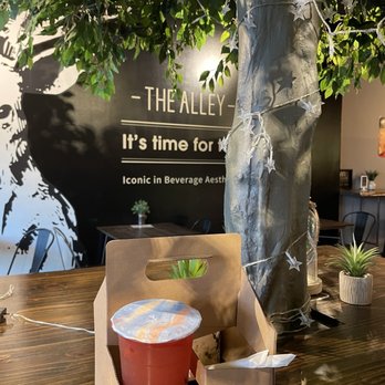 The Alley - an open box with a drink in it - Coffee & Tea Near Me - Markham, Ontario The Alley - an open box with a drink in it - Coffee & Tea Near Me - Markham, Ontario
