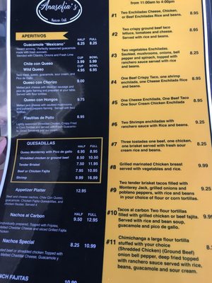 Menu photo 7 Anasofia's Mexican grill Allen, TX Menu photo 7 Anasofia's Mexican grill Allen, TX
