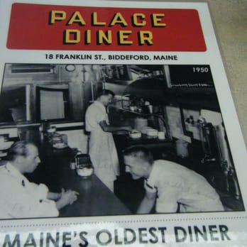 Palace Diner - Old poster - Breakfast & Brunch Near Me - Biddeford, Maine Palace Diner - Old poster - Breakfast & Brunch Near Me - Biddeford, Maine
