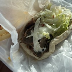 House of Kabob & Gyros - Gyro sandwich with cucumber taziki sauce