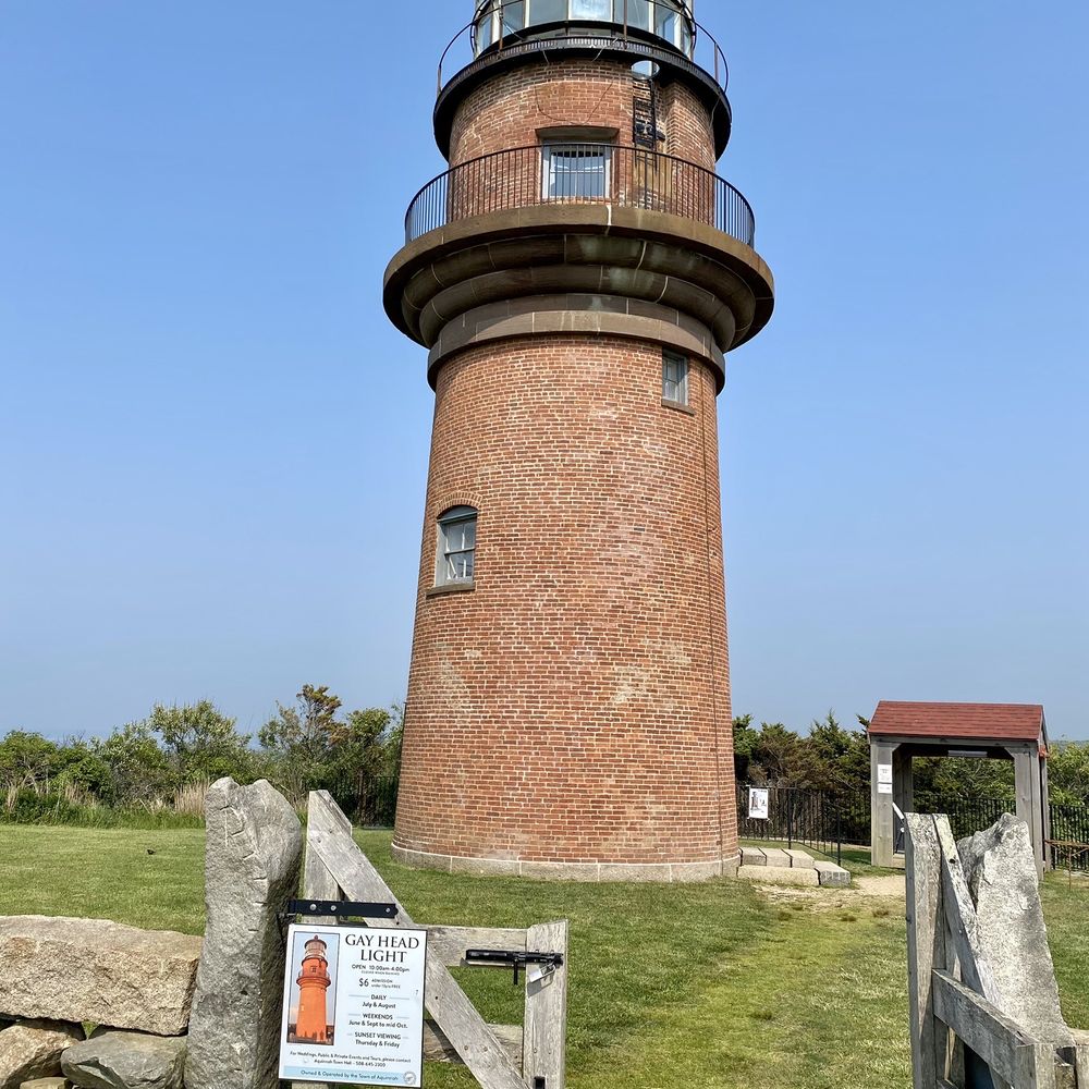 Gay Head Lighthouse - 06.09.23 a historic Martha's Vineyard icon - Landmarks & Historical Buildings Near Me - Aquinnah, Massachusetts