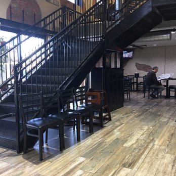 Old School Bagel Cafe - Interior and stairs to the loft - Cafes Near Me - Oklahoma City, Oklahoma Old School Bagel Cafe - Interior and stairs to the loft - Cafes Near Me - Oklahoma City, Oklahoma