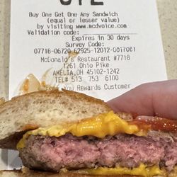 McDonald's - Undercooked burger