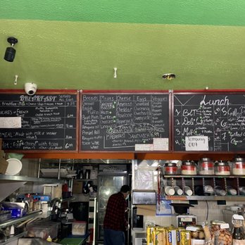 Ola Gifts Cafe - menus on the wall - Cafes Near Me - Somerville, Massachusetts