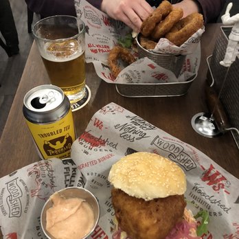 Woodshed Burgers - Effing Fish Fillet! - Burgers Near Me - Edmonton, Alberta