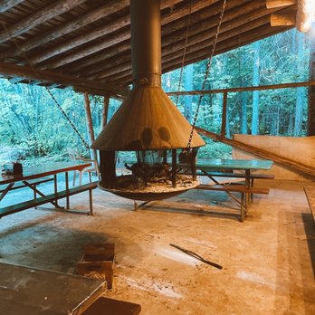 Sunflower Cafe - Fire pit - Breakfast & Brunch Near Me - West Glacier, Montana