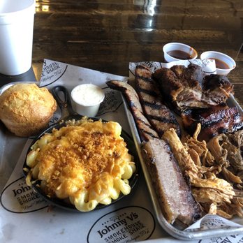 Johnny V's Smoke Shack - Meat Platter and Mac n Cheese - Barbeque Near Me - Perry, Michigan Johnny V's Smoke Shack - Meat Platter and Mac n Cheese - Barbeque Near Me - Perry, Michigan