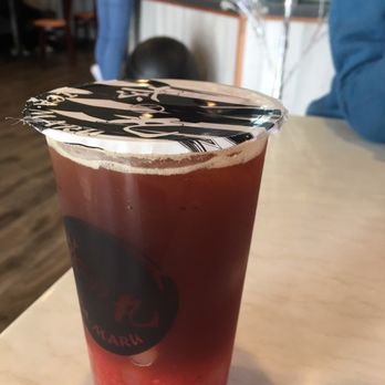 Tea Maru - Strawberry black tea with strawberry boba - Bubble Tea Near Me - San Gabriel, California Tea Maru - Strawberry black tea with strawberry boba - Bubble Tea Near Me - San Gabriel, California