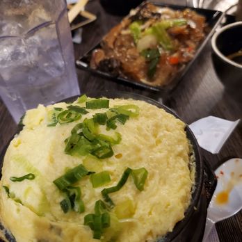 TK92 Korean BBQ - Steamed egg and japchae - Korean Near Me - San Gabriel, California