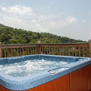 Volunteer Cabin Rentals - Soak your cares away in one of our outdoor hot tubs. - Vacation Rentals Near Me - Sevierville, Tennessee Volunteer Cabin Rentals - Soak your cares away in one of our outdoor hot tubs. - Vacation Rentals Near Me - Sevierville, Tennessee