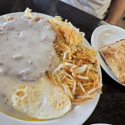 The Cook House - Chicken fried steak w/ hash     11.11.25