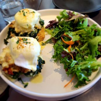 Solstice - Jumbo crab cake Benedict. - New American Near Me - Irvine, California Solstice - Jumbo crab cake Benedict. - New American Near Me - Irvine, California