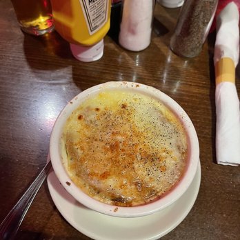 Redcoat Tavern - French onion soup undercooked - Bars Near Me - Royal Oak, Michigan Redcoat Tavern - French onion soup undercooked - Bars Near Me - Royal Oak, Michigan