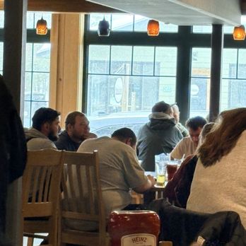 Sarges Pub & Grub - Snowing outside, people filled inside - Seafood Near Me - Rangeley, Maine Sarges Pub & Grub - Snowing outside, people filled inside - Seafood Near Me - Rangeley, Maine