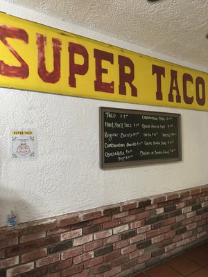 Menu photo 3 Super Taco Cathedral City, CA