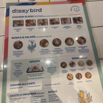 Dizzy Bird - Food Menu - Chicken Shop Near Me - Irvine, California Dizzy Bird - Food Menu - Chicken Shop Near Me - Irvine, California