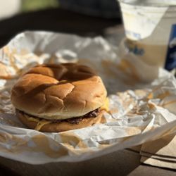 Culver's - Butterburger w/Cheese and Custard Shake