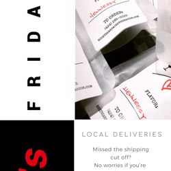 Local Deliveries are $10 and are available NEXT DAY during the weekend